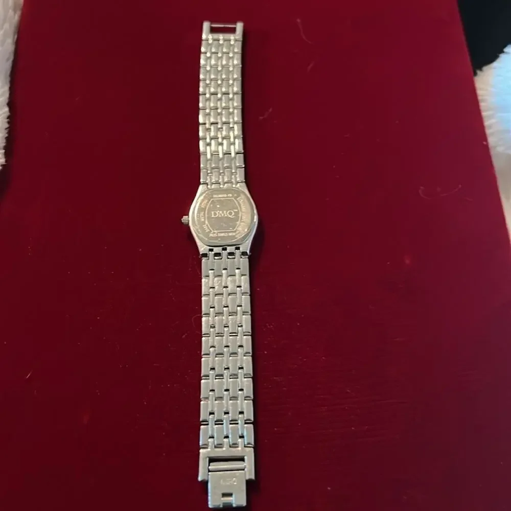 Vintage Mother of Pearl Silver Diamonique DMQ Ladies Watch